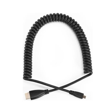 Caruba Cavo HDMI - microHDMI spiralato 100cm