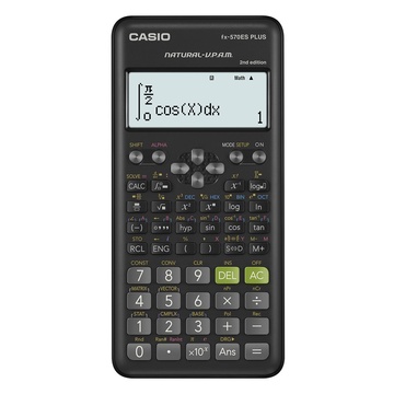 Casio FX-570ES Plus 2 Calcolatrice scientifica Nero