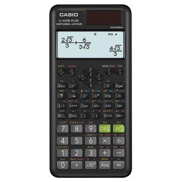 Casio FX-87DE Plus 2nd Edition Calcolatrice scientifica da tasca Nero
