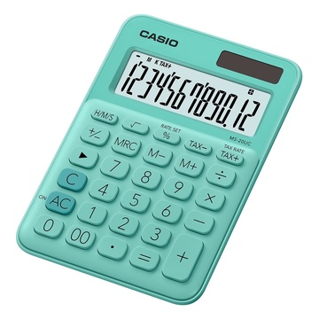 Casio MS-20UC-GN Calcolatrice di base Verde
