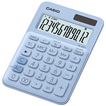 Casio MS-20UC-LB Calcolatrice di base Blu