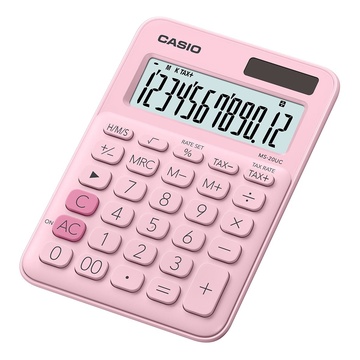 Casio MS-20UC-PK Scrivania Calcolatrice di base Rosa