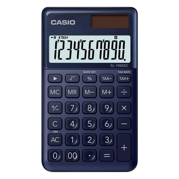 Casio SL-1000SC-NY Calcolatrice di base Blu