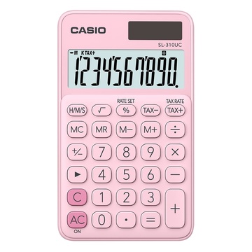 Casio SL-310UC-PK Calcolatrice di base Rosa