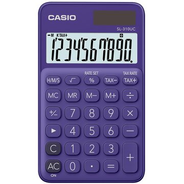 Casio SL-310UC-PL calcolatrice Tasca Calcolatrice di base Porpora