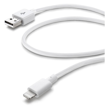 Cellular Line Cellularline USB Data Cable - Lightning Cavo dati comodo e versatile Bianco
