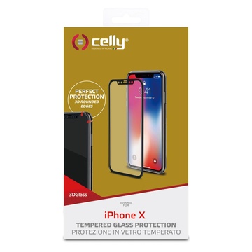 CELLY 3D Glass Pellicola proteggischermo trasparente Apple 1 pezzo(i)