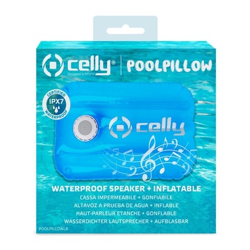 CELLY Poolpillow Blu, Bianco