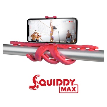 CELLY Squiddy Max treppiede Smartphone/fotocamera di azione 6 gambe Rosso