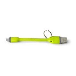 CELLY USBTYPECKEYGN cavo USB 0,12 m USB 2.0 USB A USB C Verde
