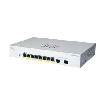 Cbs220-8p-e-2g-eu switch di rete gestito l2 gigabit ethernet (10/100/1000) supporto power over ethernet (poe) bianco