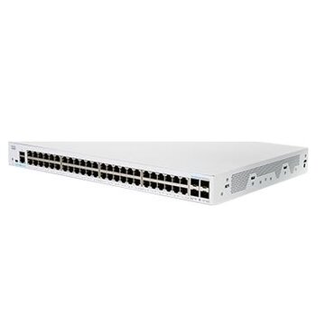 Cbs350-48t-4x-eu switch di rete gestito l2/l3 gigabit ethernet (10/100/1000) argento