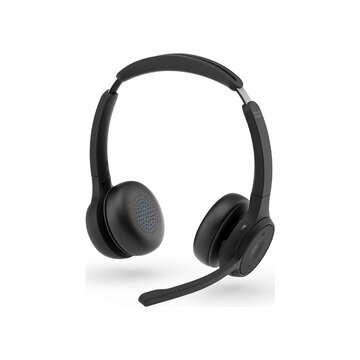 Hs-wl-722-buna-c cuffia e auricolare wireless a padiglione ufficio bluetooth nero