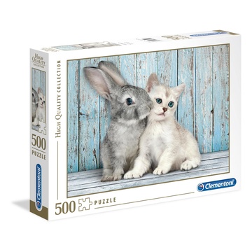 Cat & bunny puzzle da pavimento 500 pezzi