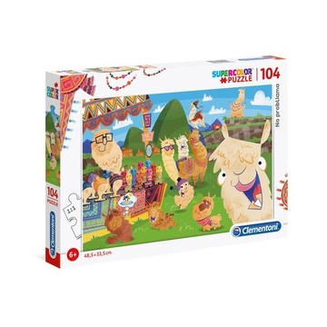 Clementoni No ProbLLAMA Puzzle 104 pezzo(i)