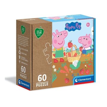 Peppa pig puzzle di contorno 60 pz arte