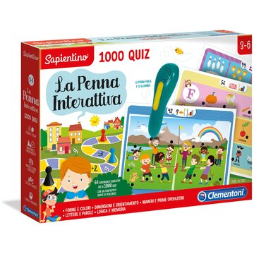 Clementoni Sapientino - La Penna Interattiva 1000 Quiz