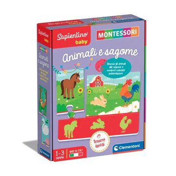 Clementoni Sapientino Montessori Animali e Sagome