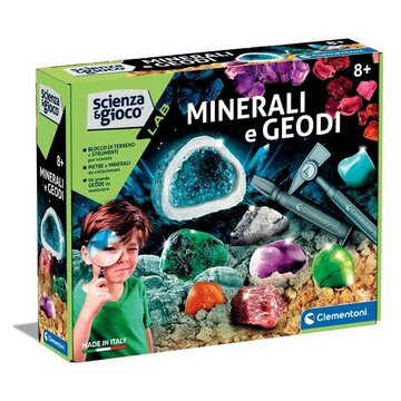 Science & jeu laboratoire minerali e geodi