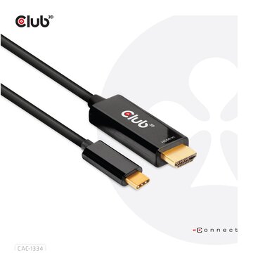 Club3D CAC-1334 cavo e adattatore video 1,8 m HDMI tipo A (Standard) USB tipo-C