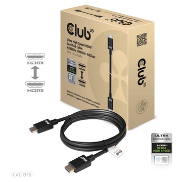 Club3D HDMI 2.1 Ultra High Speed 10K 120HZ 1.5 Metri