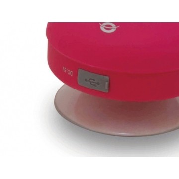 CONCEPTRONIC 120830807 Wireless Waterproof Bluetooth Suction Speaker pink