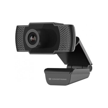 CONCEPTRONIC AMDIS01B Webcam 1080p FULL HD con Microfono