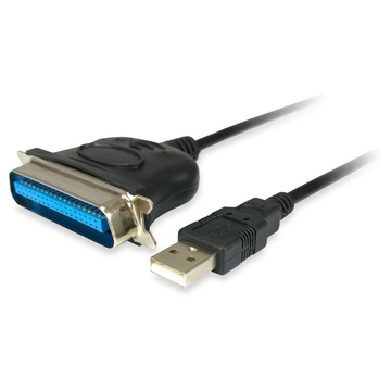 CONCEPTRONIC Equip 133383 cavo di interfaccia e adattatore USB 2.0 IEEE1284 Nero