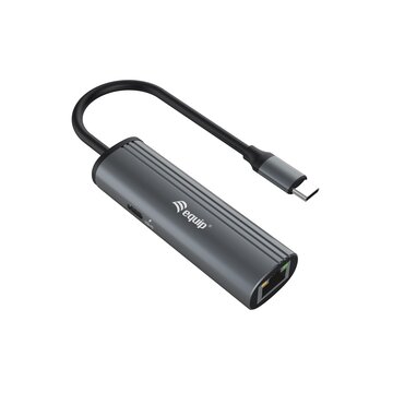 CONCEPTRONIC Equip 133486 hub di interfaccia USB tipo-C 1000 Mbit/s Nero, Grigio