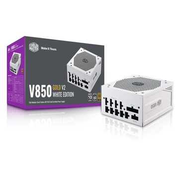 Cooler Master V850 Gold-V2 White Edition 850W 24-pin ATX