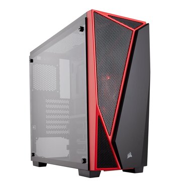 Corsair Carbide SPEC-04 Midi-Tower Nero, Rosso