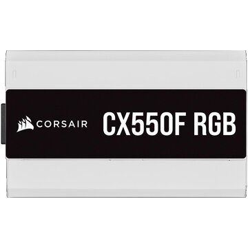 Corsair CX Series CX550F RGB Alimentatore 550 W 24-pin ATX Bianco