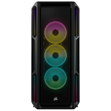 Corsair iCUE 5000T RGB Tempered Glass Mid-Tower Smart Case, Black