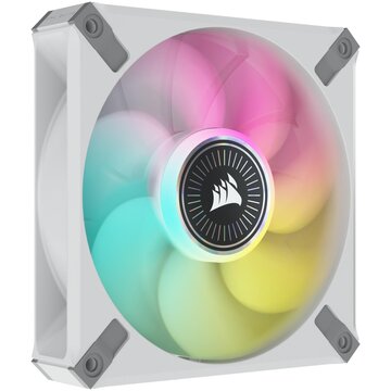 Corsair iCUE ML120 RGB ELITE Premium 120mm PWM Bianco Kit 3 ventole