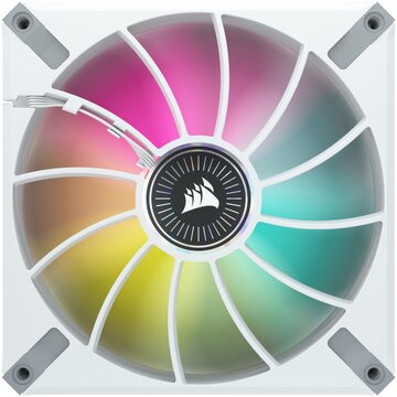Corsair iCUE ML140 RGB ELITE Premium 140mm PWM Magnetic Levitation Fan Bianco 1 pezzo