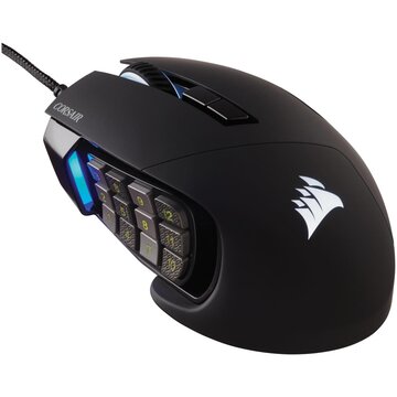 Corsair Scimitar RGB Elite Mano destra USB A Ottico 18000 DPI