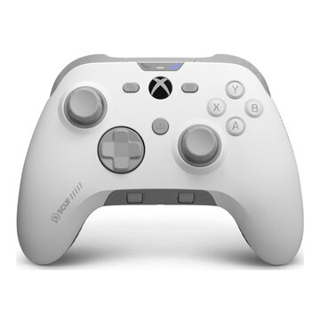 Scuf gaming valor pro wireless bianco bluetooth/usb gamepad analogico/digitale pc, xbox one, xbox series s