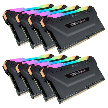 Vengeance rgb pro cmw256gx4m8e3200c16 256gb 8 x32gb ddr4 3200 mhz