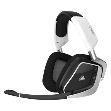 Corsair Void RGB ELITE Cuffie Wireless Nero, Bianco