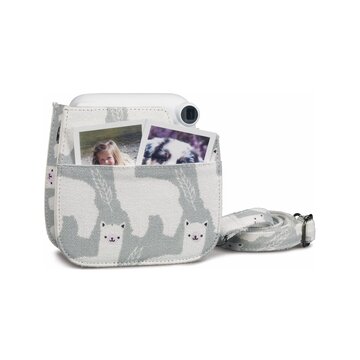 98866 custodia per fotocamera borsa da spalla grigio, bianco