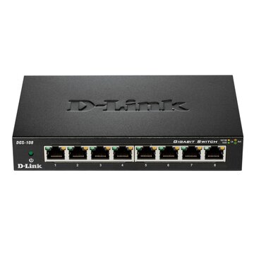 D-Link 8-Port Gigabit Unmanaged Desktop DGS-108