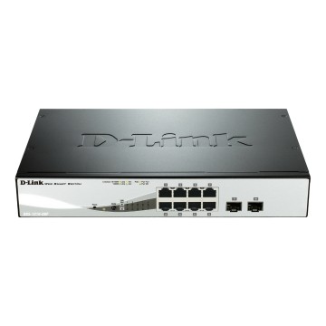 D-Link 8Port 10/100/1000mbps gigabit desktop poe smart