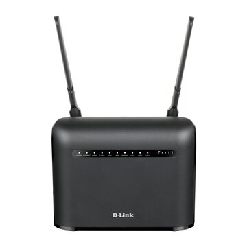 D-Link AC1200 router wireless Gigabit Ethernet Dual-band (2.4 GHz/5 GHz) 4G Nero