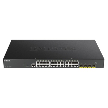 D-Link DGS-1250-28XMPGestito L3 Gigabit Nero PoE