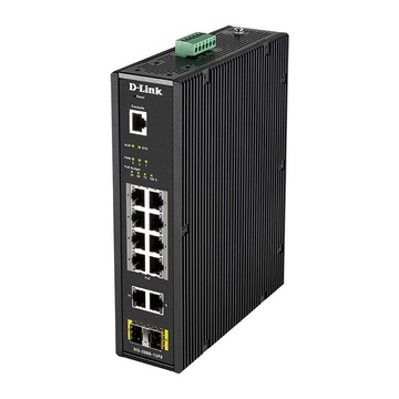 D-Link DIS-200G-12PS Gestito L2 Gigabit PoE Nero