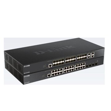 Dxs-1210-28s switch di rete gestito l2/l3 10g ethernet (100/1000/10000) 1u nero