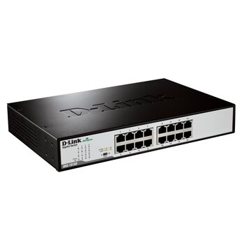 D-Link UNMANAGED GIGABIT SWITCH 16 PORTE 10/100/1000MBPS