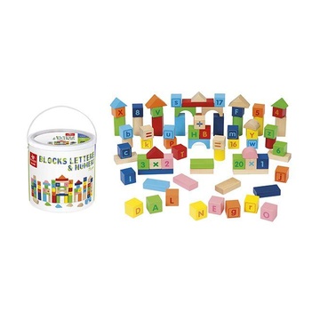 Dal Negro 053858 Blocks lettere e numeri 75pz