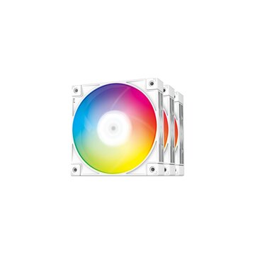 DeepCool FC120-3 120mm RGB Bianco kit 3 pezzi collegamento a Margherita