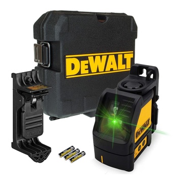 DeWalt DW088CG Tracciatore laser autolivellante 2 Linee a croce Raggio Verde